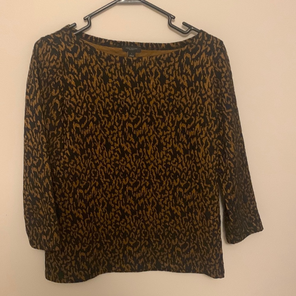 Ann Taylor Cheetah Print Sweater
